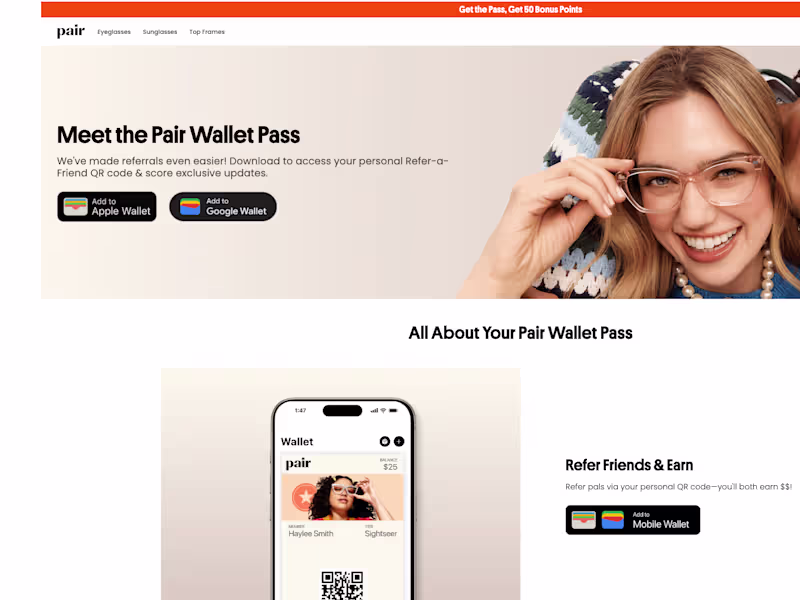 Cover image for Replo Landing Page Development for PairEye