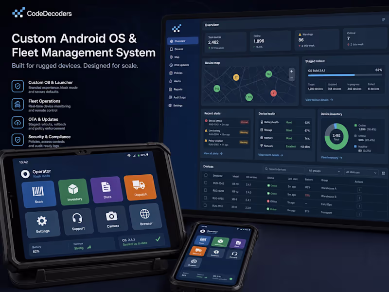 Cover image for Custom OS & Device Fleet Platform