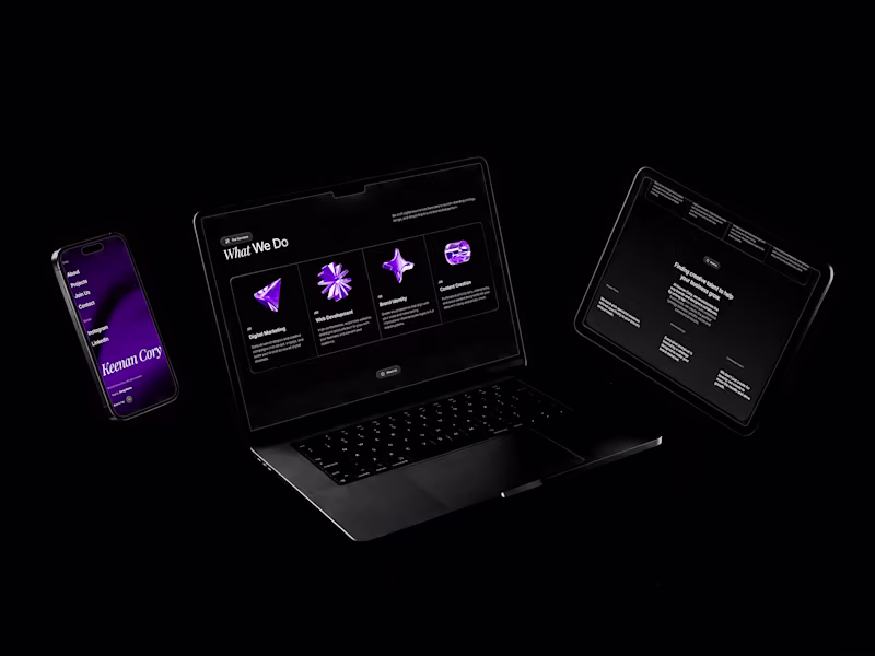 Cover image for Keenan Cory — B2B Agency Website Design & Development  