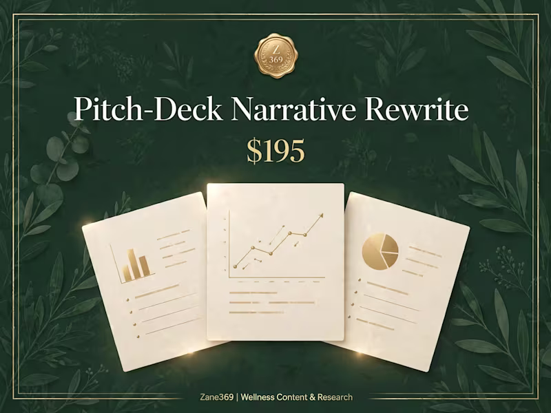 Cover image for Pitch deck narrative rewrite: the story, not just the slides
