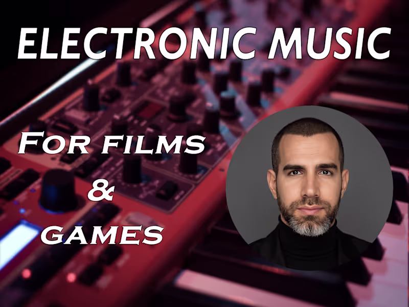 Cover image for Electronic music composition for films and games