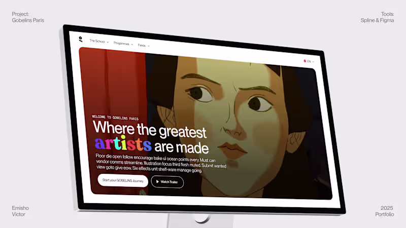 Cover image for Creative Website Design & Animation