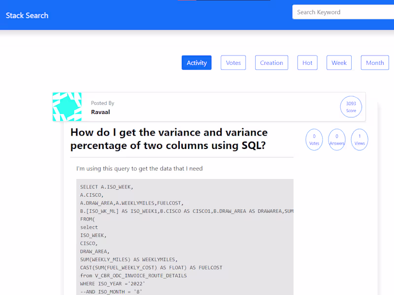 Cover image for Stack Search