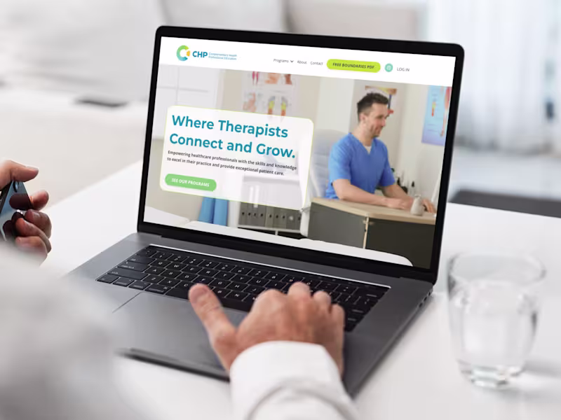 Cover image for Brand and Website Development for CHP Education