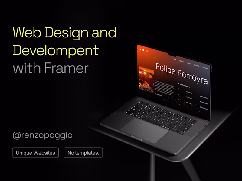 Cover image for Web design and development