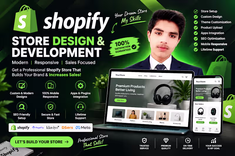Cover image for Shopify Store Setup — Conversion-Ready Store for Your Business