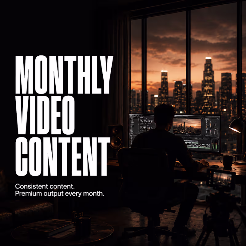 Cover image for Monthly Video Content Retainer