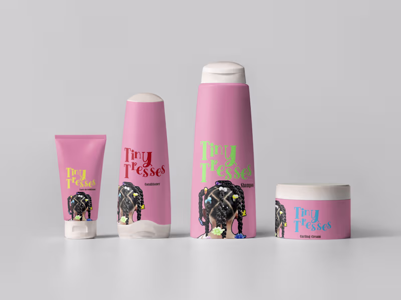 Cover image for Tiny Tresses - Logo and Product Design