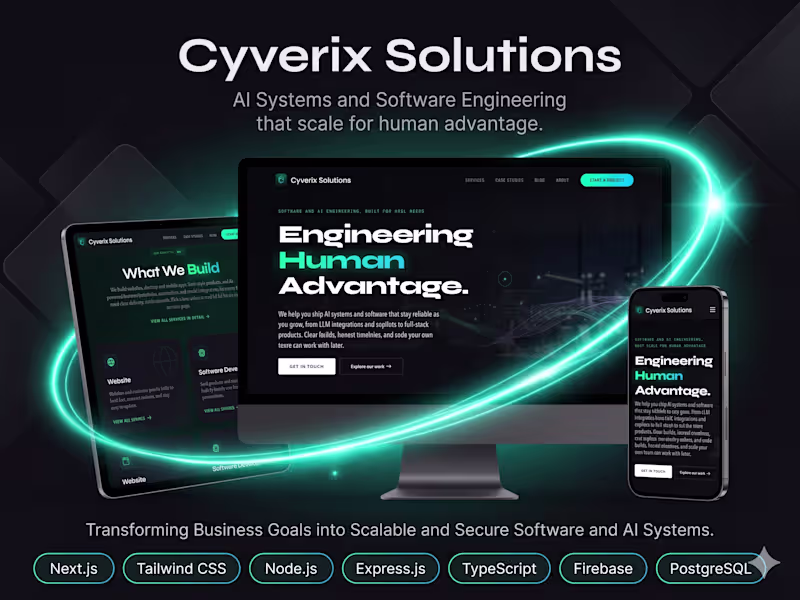 Cover image for IT Agency Website | React,