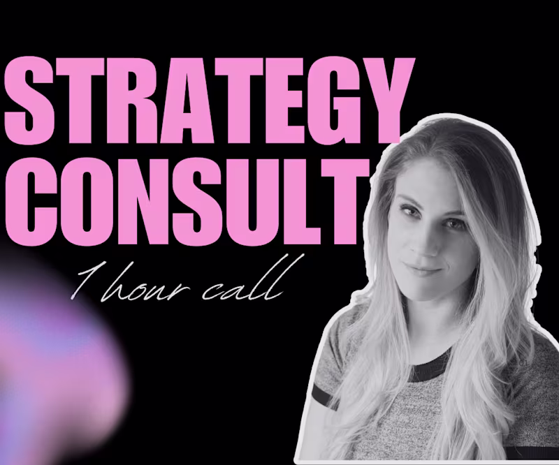 Cover image for 1-Hour Strategy Consulting Call