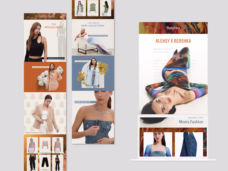 Cover image for Newsletter Design for Bershka and Stradivarius Indonesia