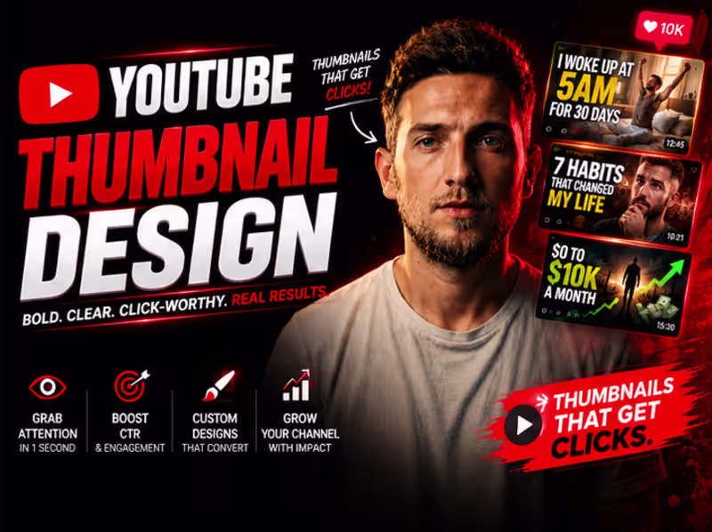 Cover image for YouTube Thumbnail Design