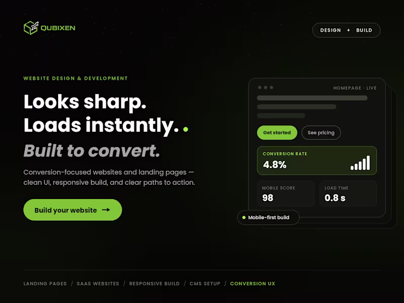Cover image for Design & Build Your High-Converting Website