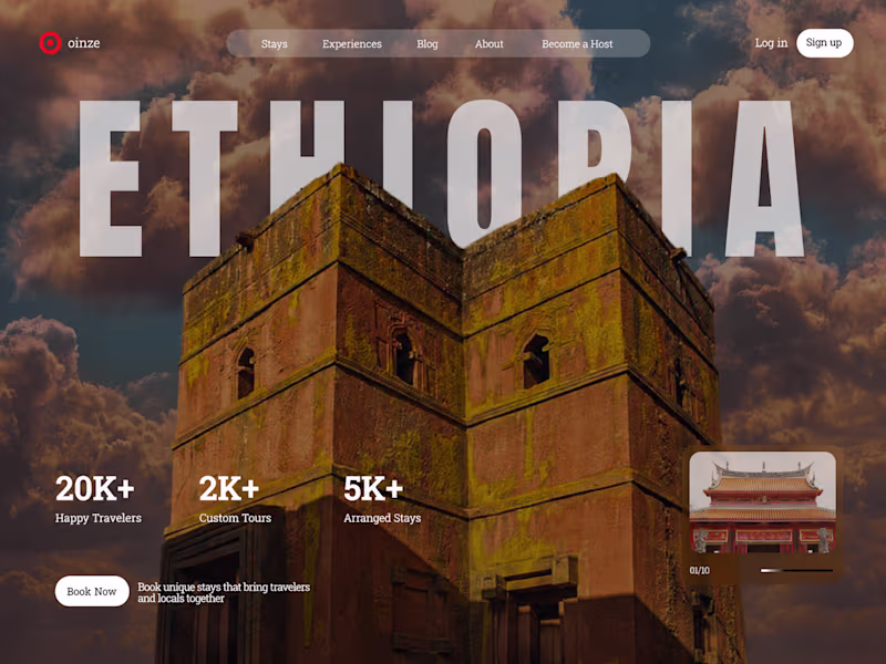 Cover image for : Custom Landing Page Design for Tourism & Travel Brands
