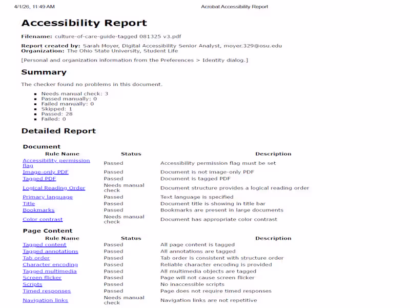 Cover image for PDF remediation for accessibility -