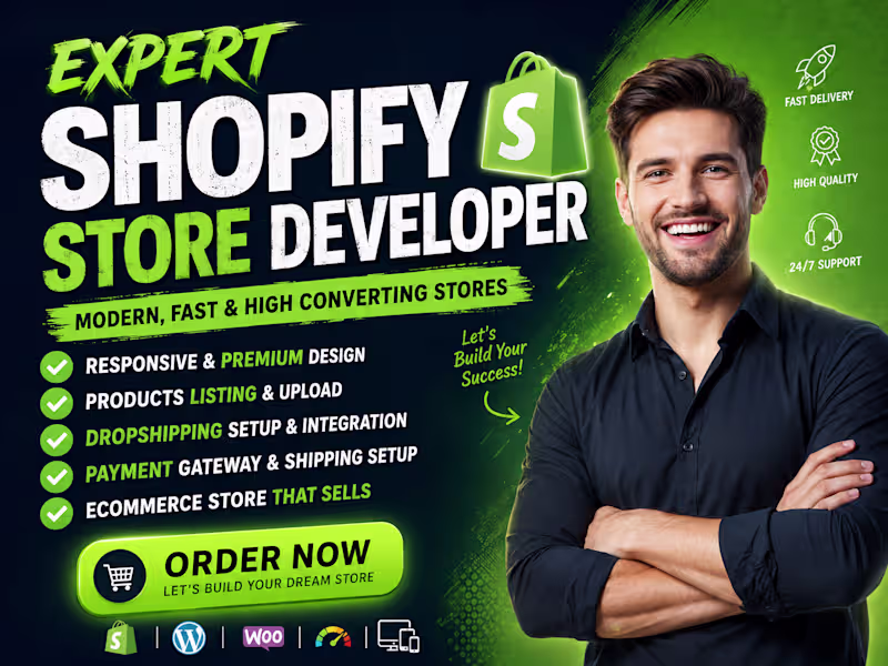 Cover image for Shopify Website | Shopify Expert | Shopify Designer | Website