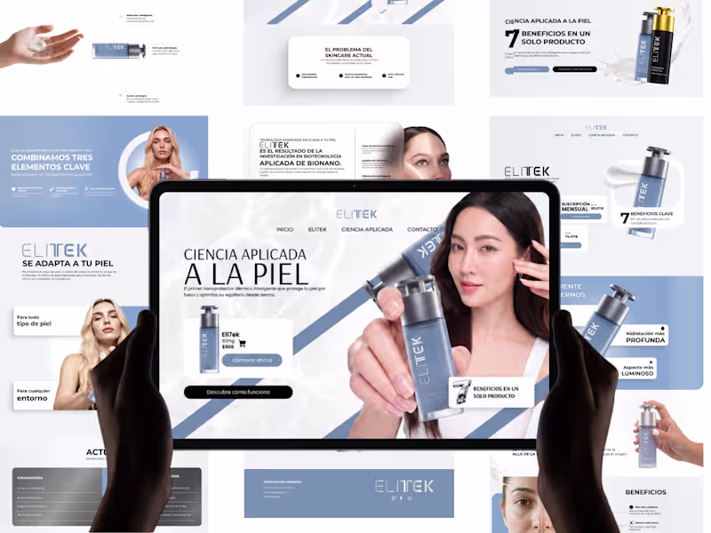 Cover image for Strategy-Led Skincare Product Experience for ELI7EK