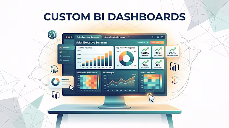 Cover image for Custom Business Intelligence Dashboard