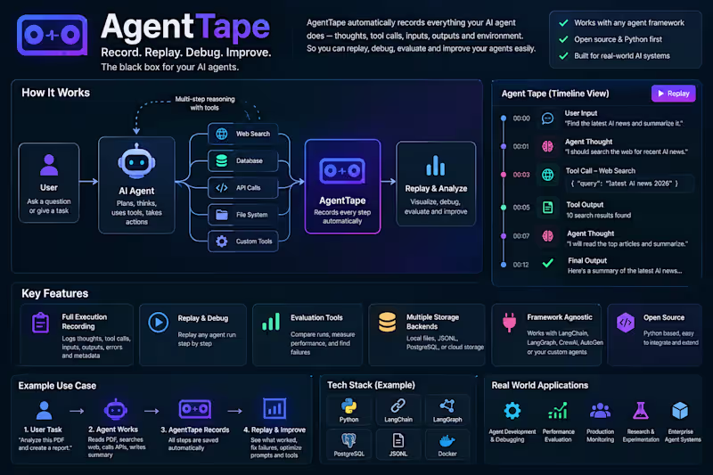 Cover image for Case Study 1: AgentTape
AI Engineering
Agent