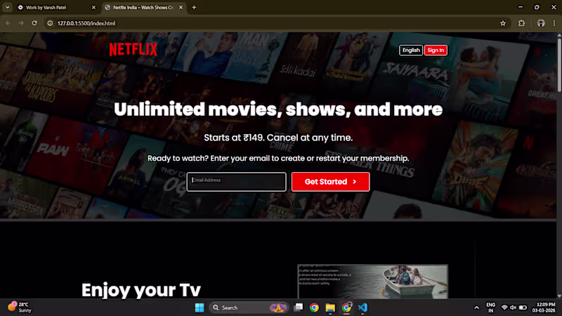 Cover image for Netflix Clone !