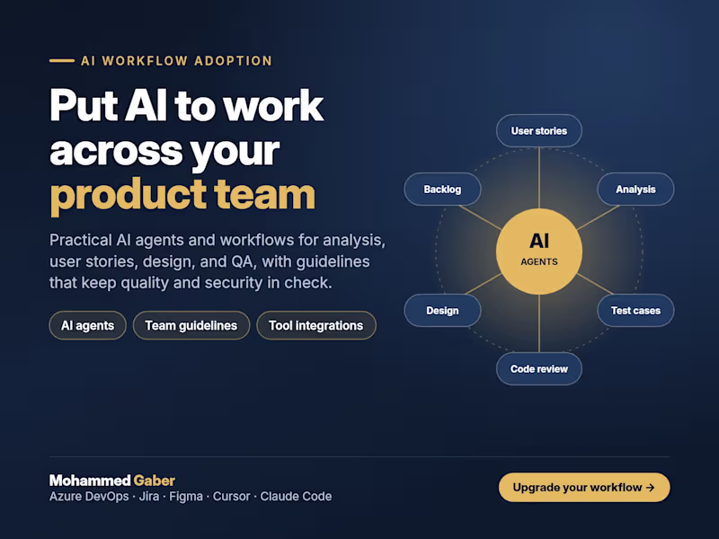 Cover image for AI Workflow Adoption for Product & Delivery Teams