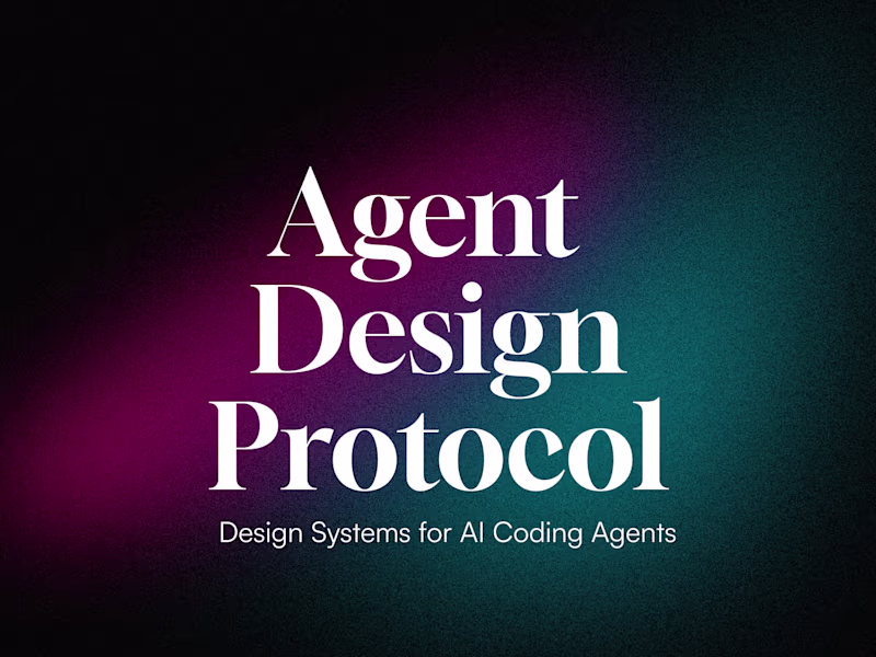 Cover image for Agent Design Protocol: Design Systems