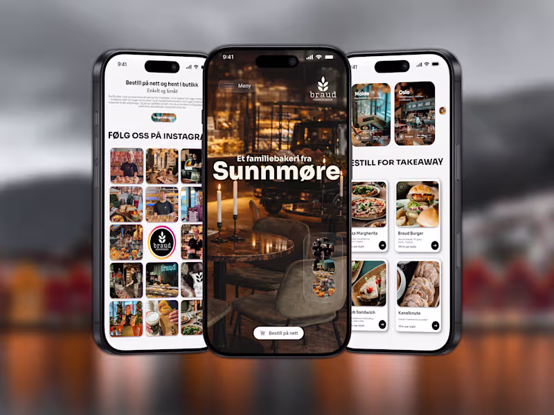 Cover image for Mobile version redesign for Braudbakeri