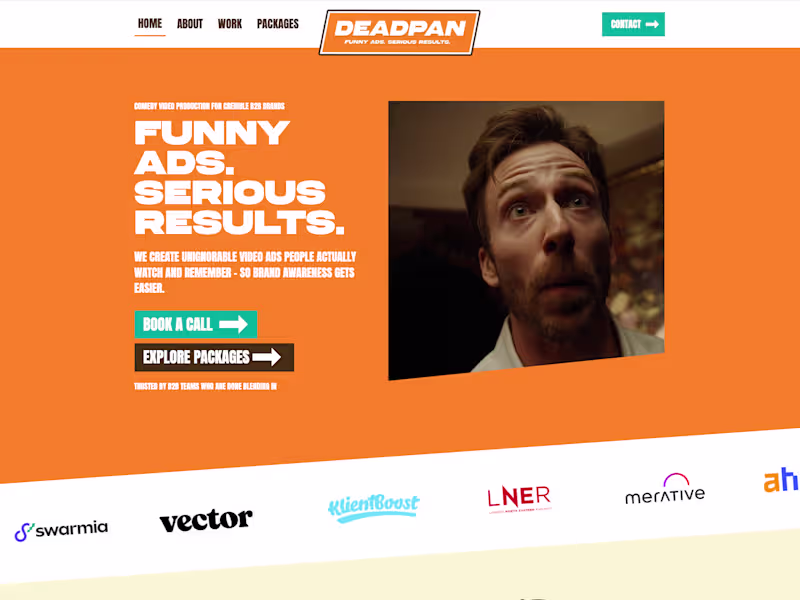 Cover image for Deadpan Website