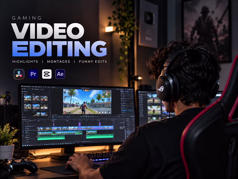 Cover image for Gaming Video Editing for YouTube