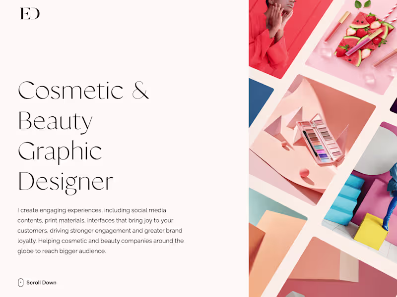 Cover image for Cosmetic & Beauty Graphic Designer