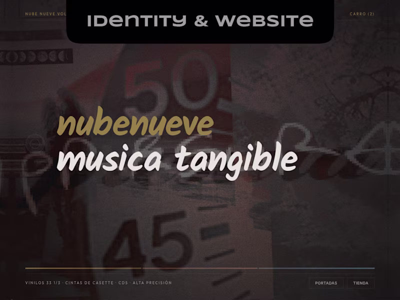 Cover image for nubenueve - identity & website