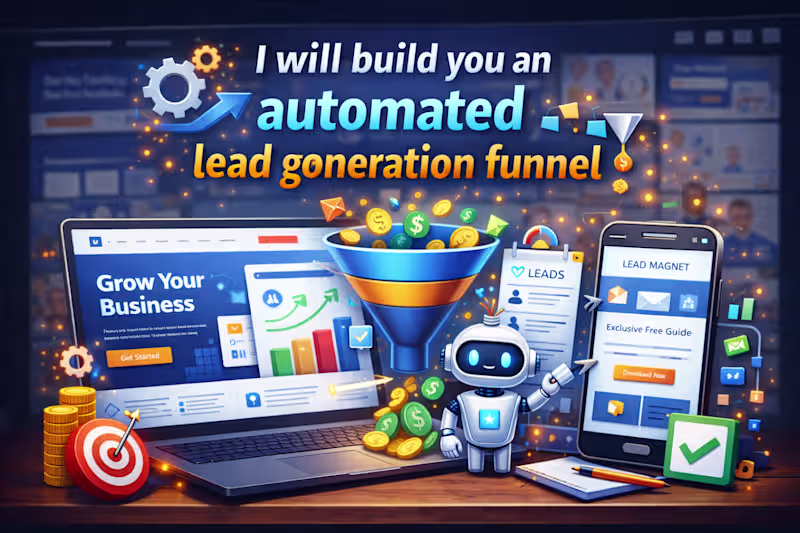 Cover image for Building an automated lead generation funnel 