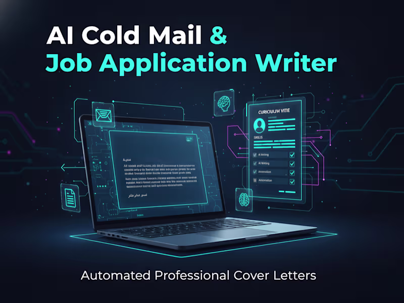 Cover image for AI Cold Mail | Job Application Writer 