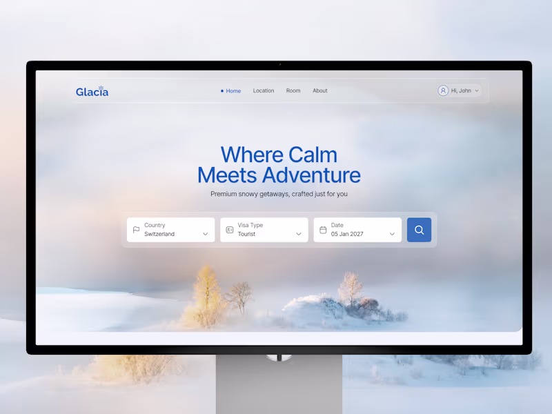 Cover image for Glacia is a premium winter travel