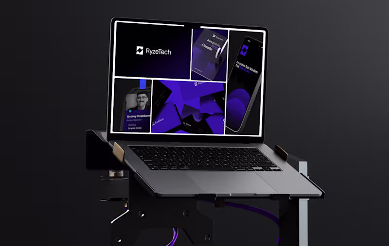 Cover image for RyzeTech® | Digital Agency Brand Identity