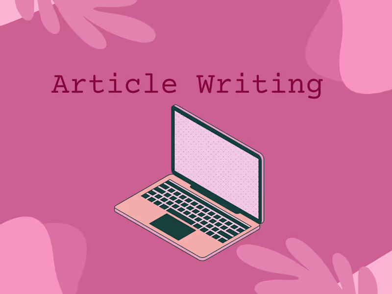 Cover image for Case Study: Article Writing on Current Events