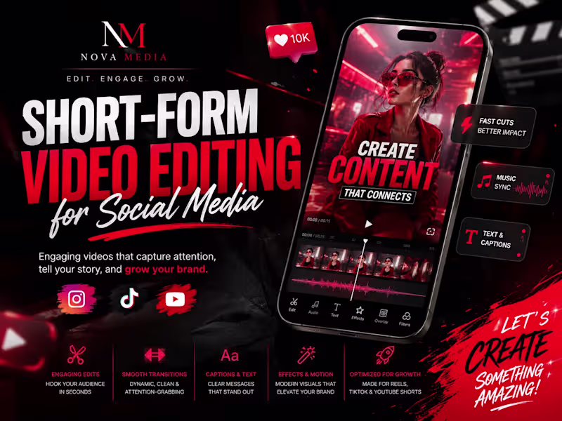 Cover image for Short-Form Video Editing for Social Media