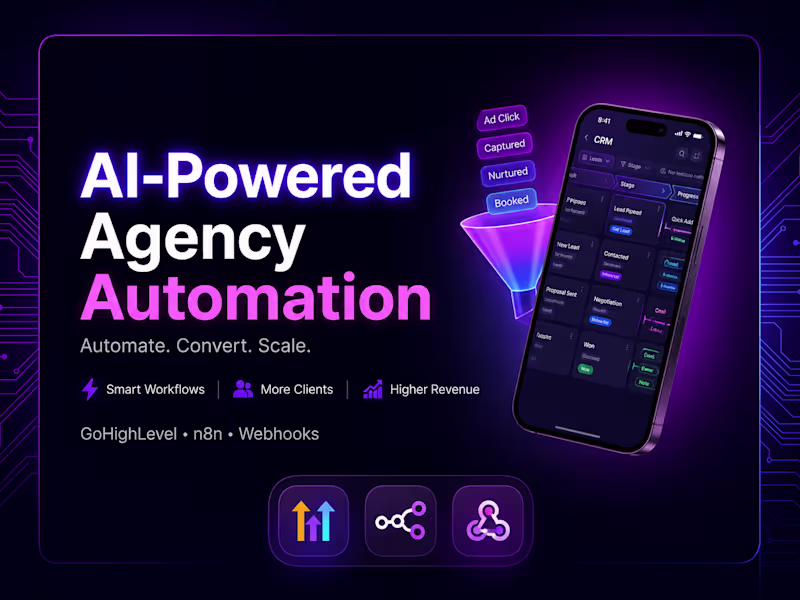 Cover image for  AI-Powered Agency Automation