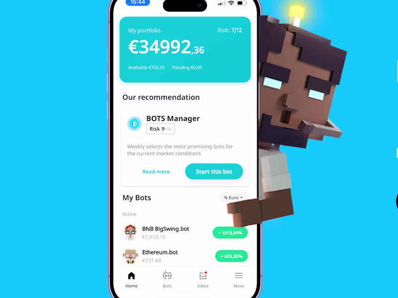 Cover image for Bots Flutter iOS & Android app