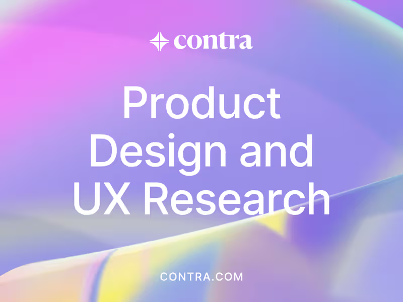 Cover image for Product Design and UX Research