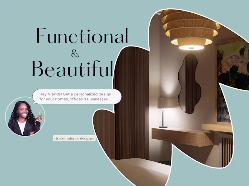 Cover image for Personalized Interior Design for Stylish & Functional Spaces.