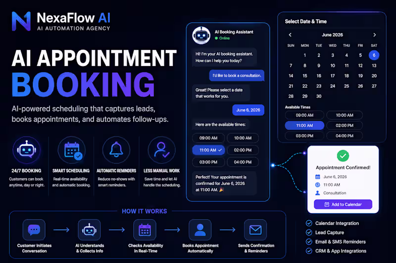 Cover image for AI Appointment Booking
