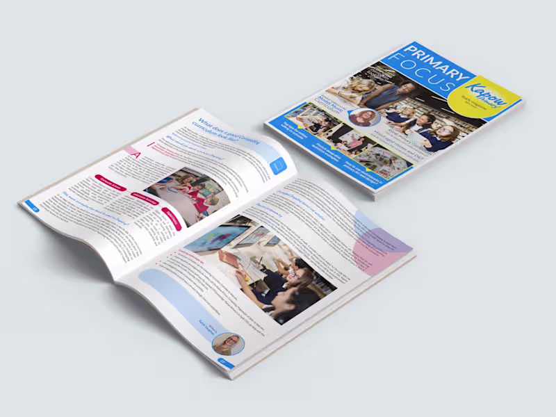 Cover image for 32-Page Magazine Design with Front & Back Covers