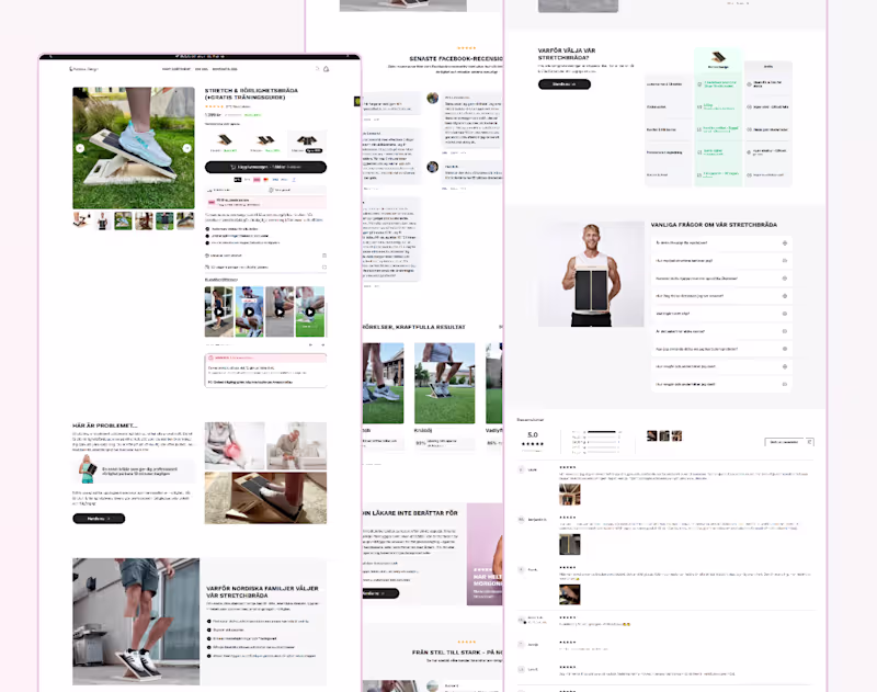 Cover image for Mock-up of Landing Page Developed