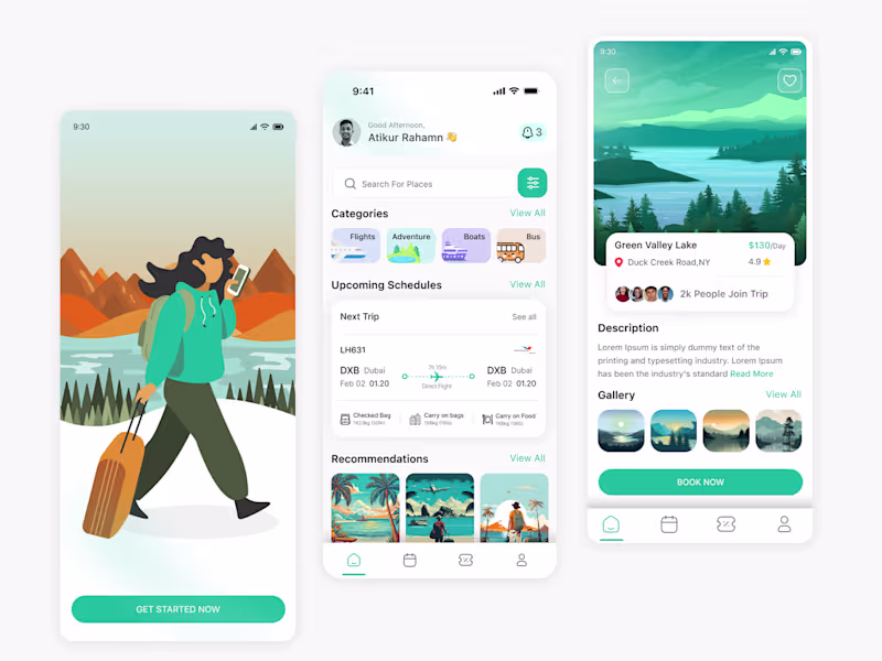 Cover image for Modern Travel Mobile App