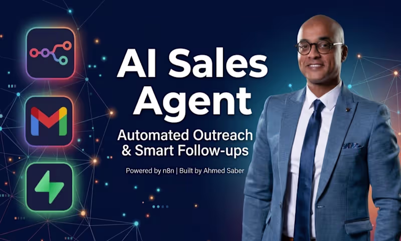 Cover image for  AI Sales Agent: Automated Outreach & Smart Follow-ups