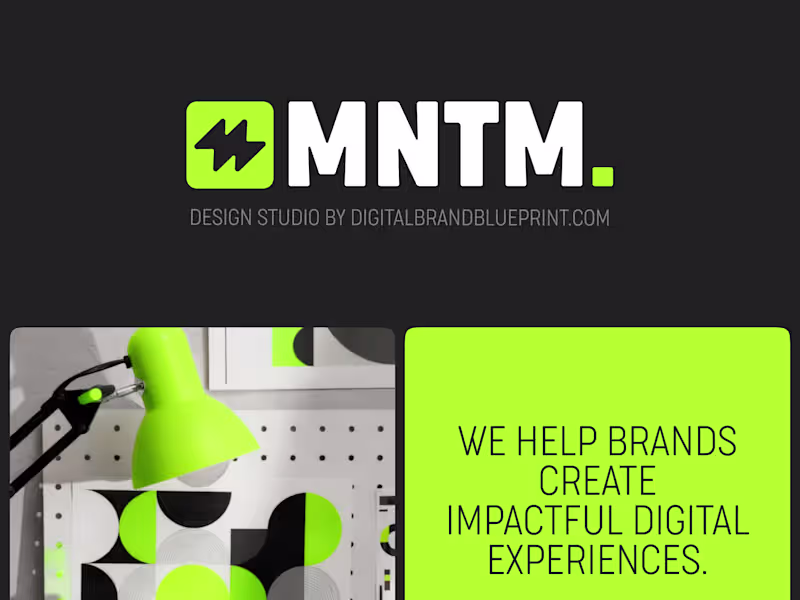 Cover image for I truly enjoyed working on this identity showcase for Momentum!