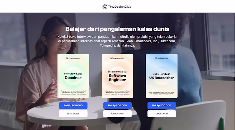 Cover image for Tiny Design Club: Framer Website Design and Development