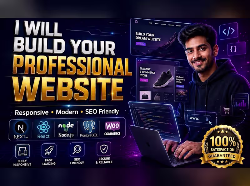 Cover image for Premium Custom Website Development | Next.js & React