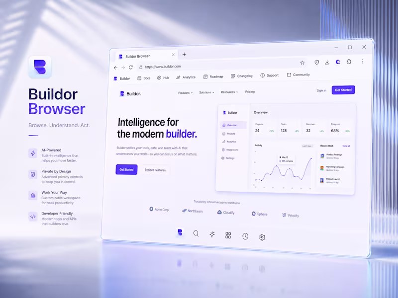 Cover image for Buildor Browser is the application